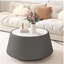 Table basse moderne en cuir fritté clair en forme de tasse en cuir pour meuble de salon (chaque plateau possède un motif gris unique)-905745563