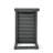 CAPE CORAL ALU C-SHAPED TABLE GREY