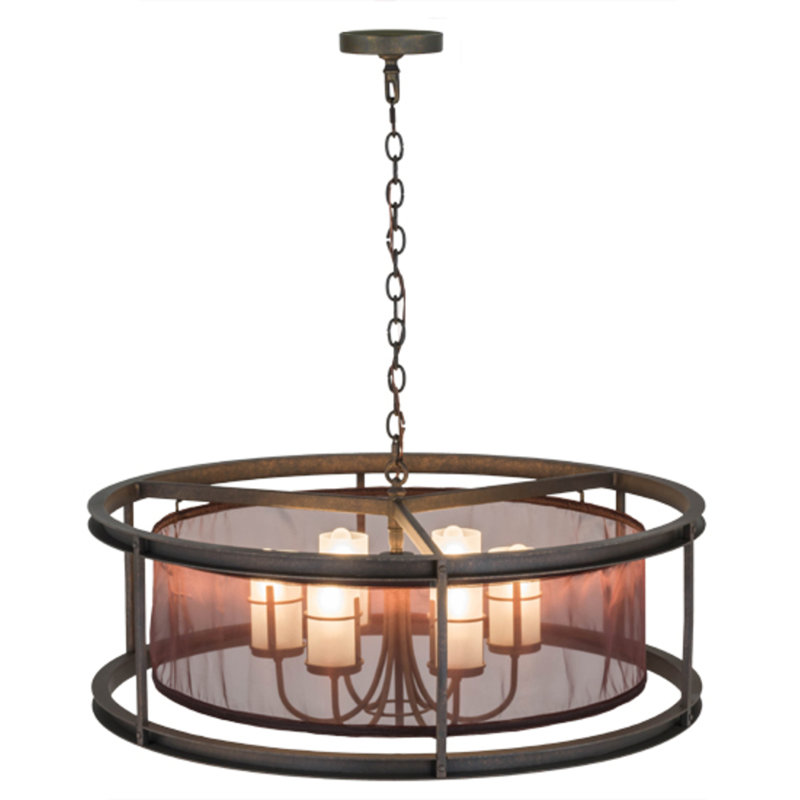 Nasiere 6 - Light Dimmable Geometric Chandelier