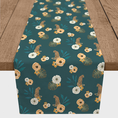 Enioluwa Floral Cotton Blend Table Runner