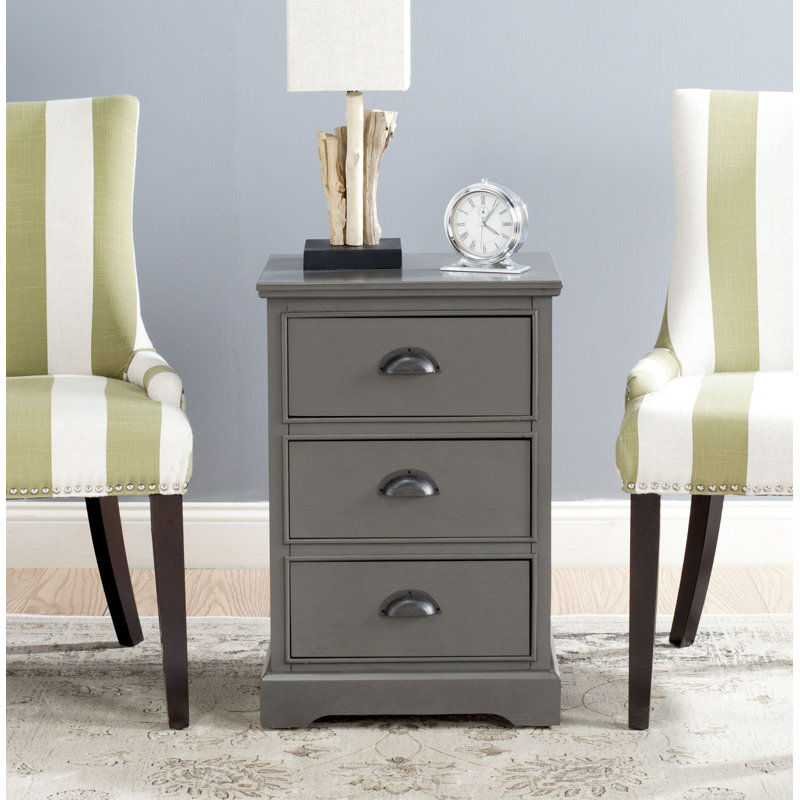 Jonesport 3 - Drawer End Table, Gray