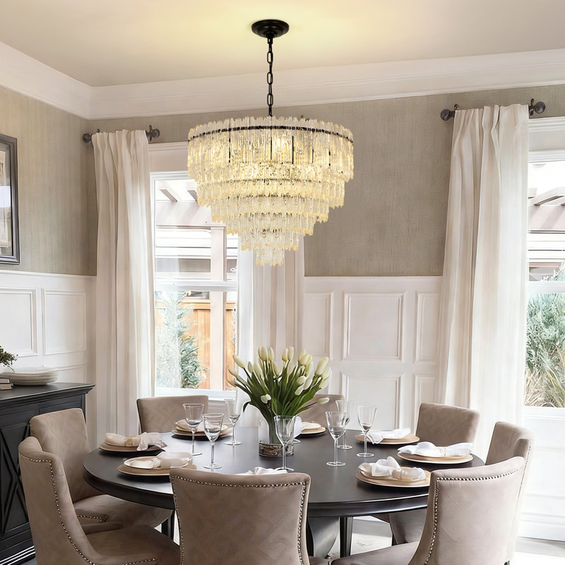 Chandelier, 6 Tiers, 41cm H 41cm W 56cm D