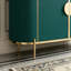 Buffet elliptique en pierre frittée de style moderne-401330116