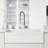 Edison 19" H 1-handle Pull-Down 2-Function Sprayer Kitchen Faucet-28294597-4032879