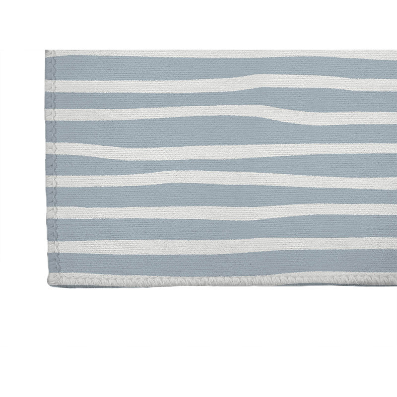 Ribbon Play Non-Slip Outdoor Rug, Runner 2'6" x 8'