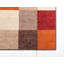 Tapis à motif géométrique orange / brun / rouge Shively-779008203