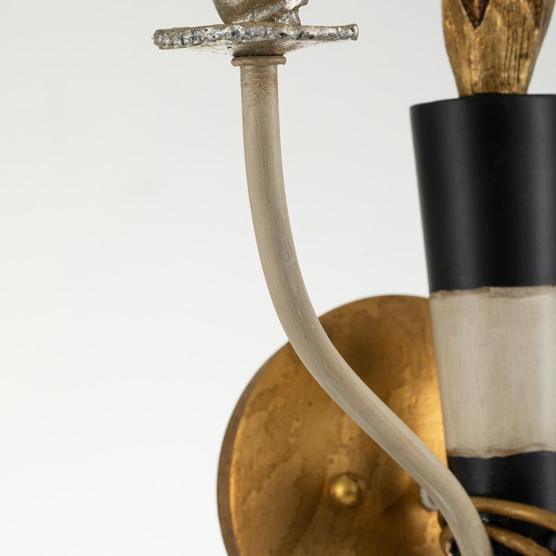 Croyd Steel Armed Sconce