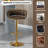 Christal Swivel Upholstered Adjustable Height Counter Stool-93480938-90489186