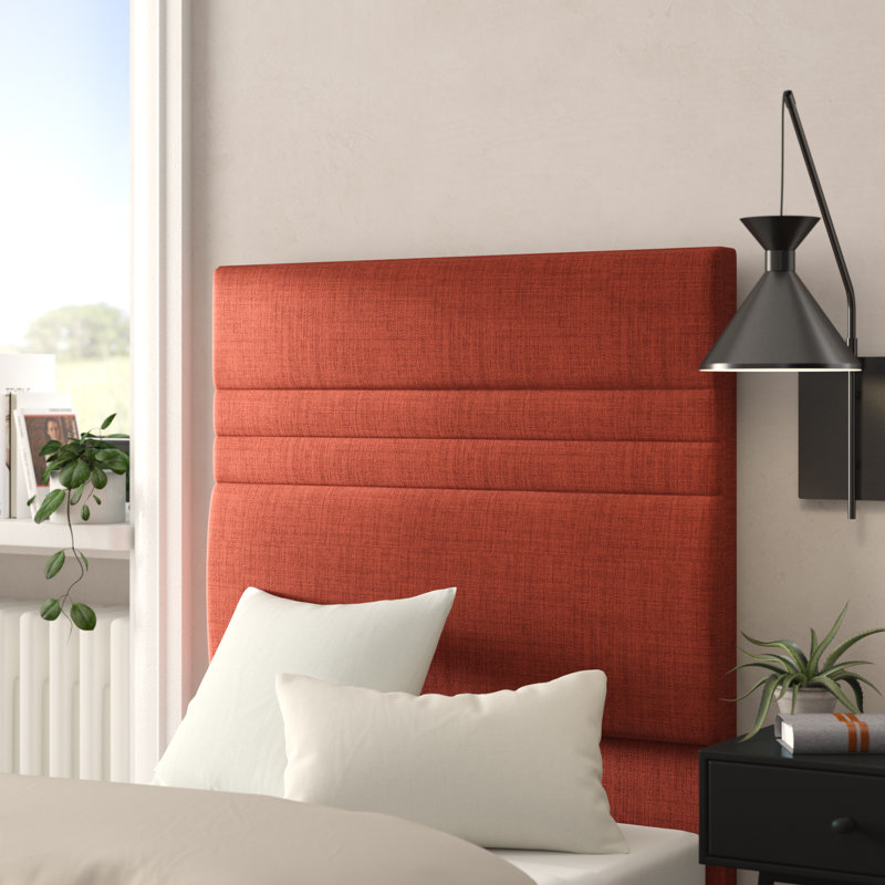 Upholstered Headboard, Small Single (2'6), Crushed Velvet - Denim