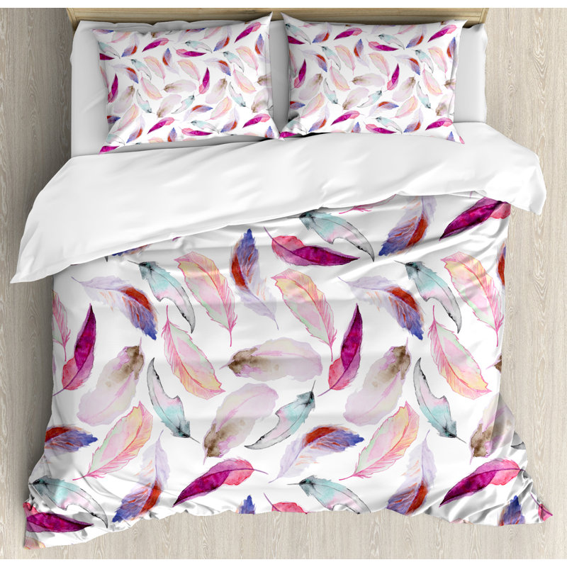 Feather House Traditional Polyester Duvet Cover, Queen