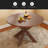 Round Dining Table Modern Farmhouse Kitchen Table, Cherry