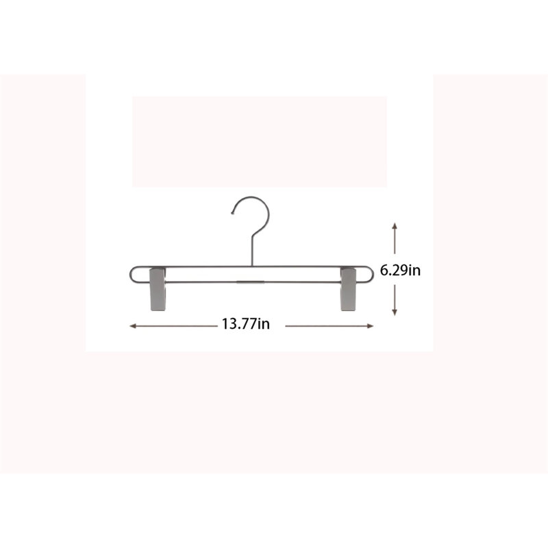 Porte-pantalons rétractable en acier inoxydable, 20