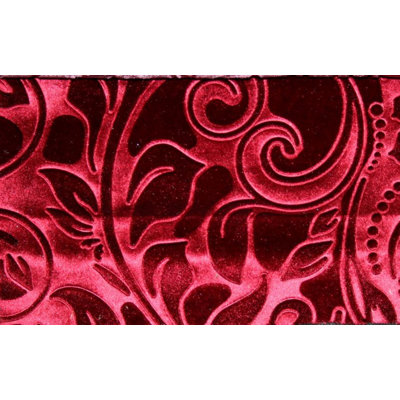 Tissu en velours Brocade Scroll, matériau gaufré pour revêtement, draperie, housses, nappes,