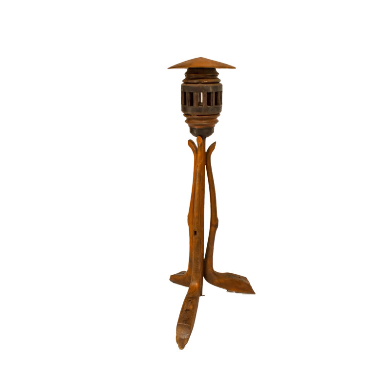 Shaw 64'' Oil Rubbed Tripod Floor Lamp Set