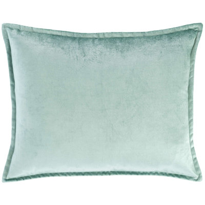 Panne Cotton Blend/Viscose Lumbar Rectangular Pillow Cover