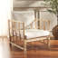 Chaise d'appoint Cleatis avec coussin