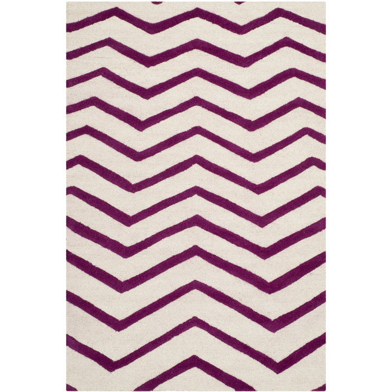 Tapis en laine touffeté à la main Sanyla, Rectangle 2 pi x 3 pi