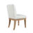 Jayveion Modern Rustic Solid Wood Upholstered Parsons Dining Chair (Set of 2)