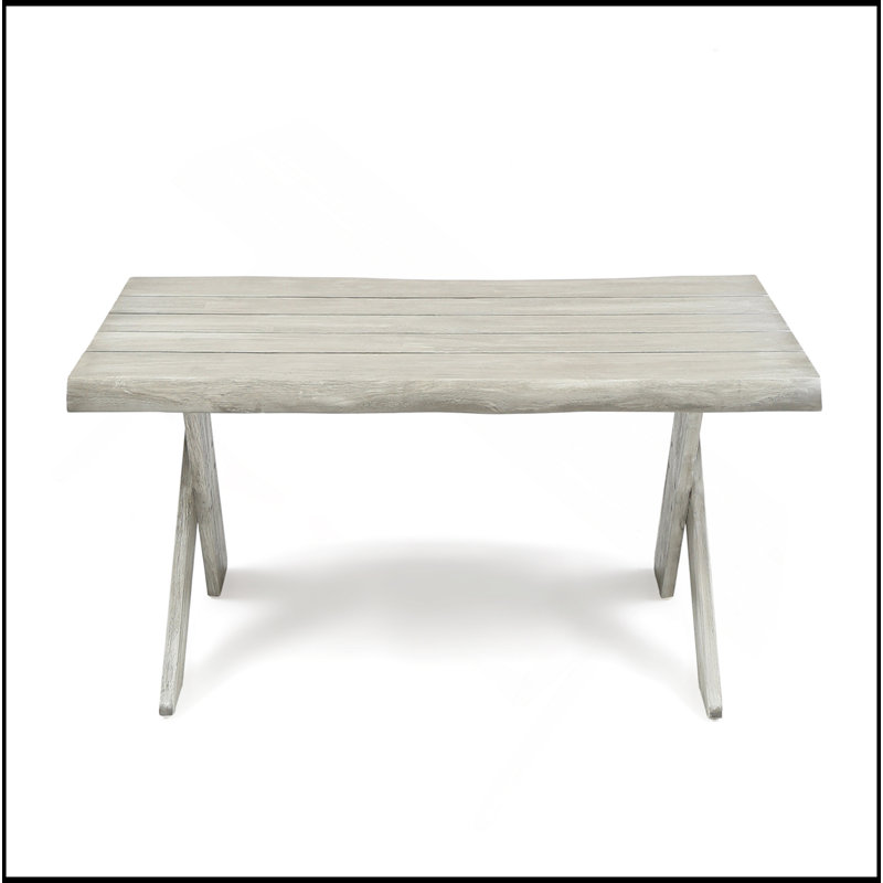 Table d'extérieur, table basse de patio, Gris clair