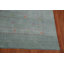 Tapis bleu et vert turquoise Gabbeh 8 x 10