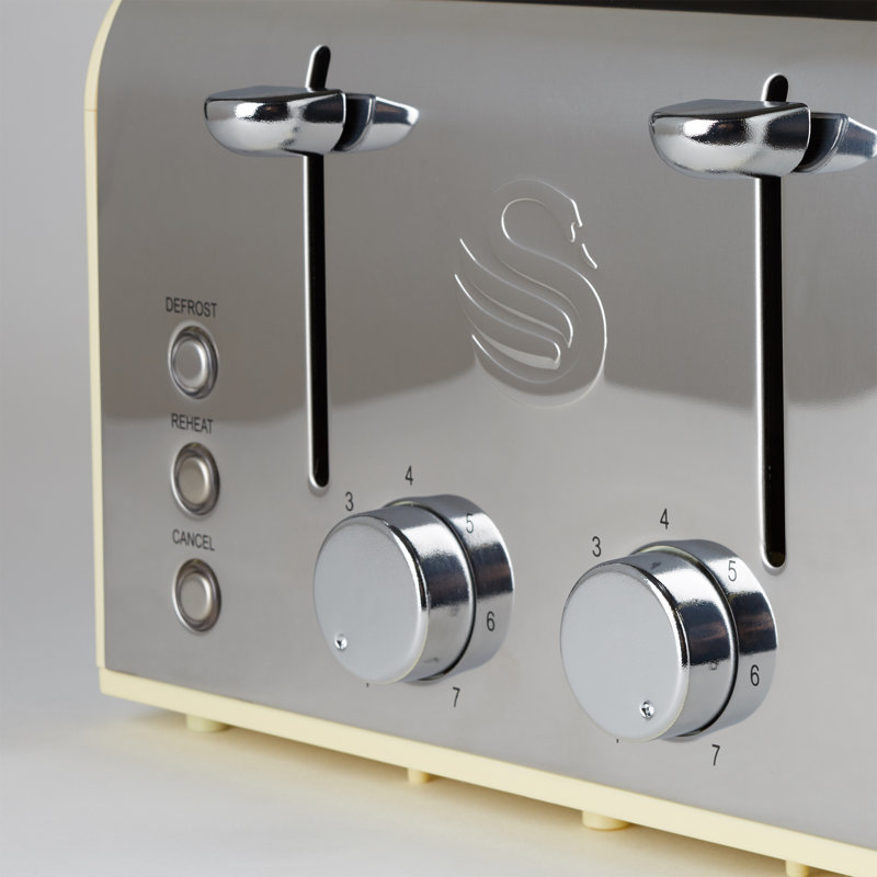 Swan Retro Toaster, Blue