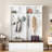Farmhouse 4-in-1 Hall Tree With Wood Grain Bench And 2 Large Drawers-1136222755
