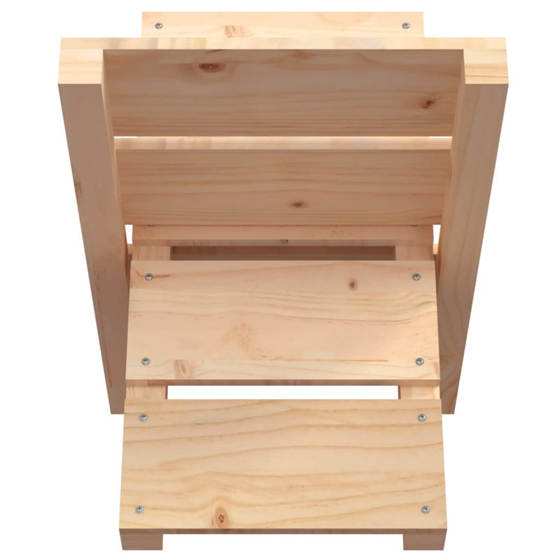 47cm W Solid Wood Log Rack, Brown
