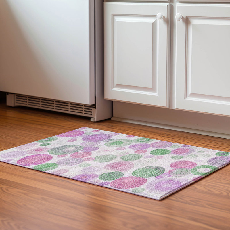 Premium Machine Washable Jakiyra AMF1896 Geometric Rug, Rectangle 1'8" x 2'6"