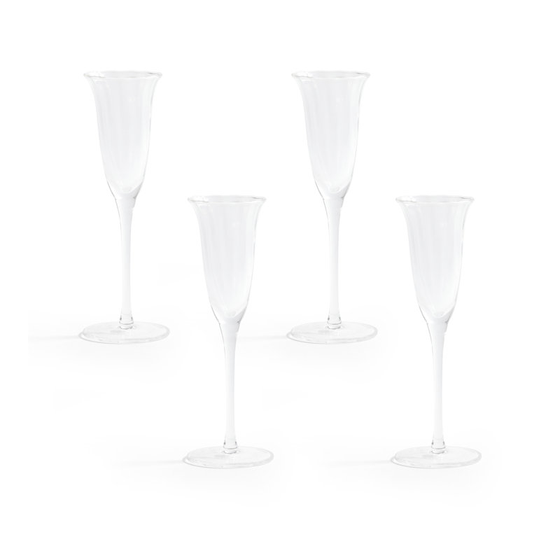 Verres à champagne Marlen, ensemble de 4