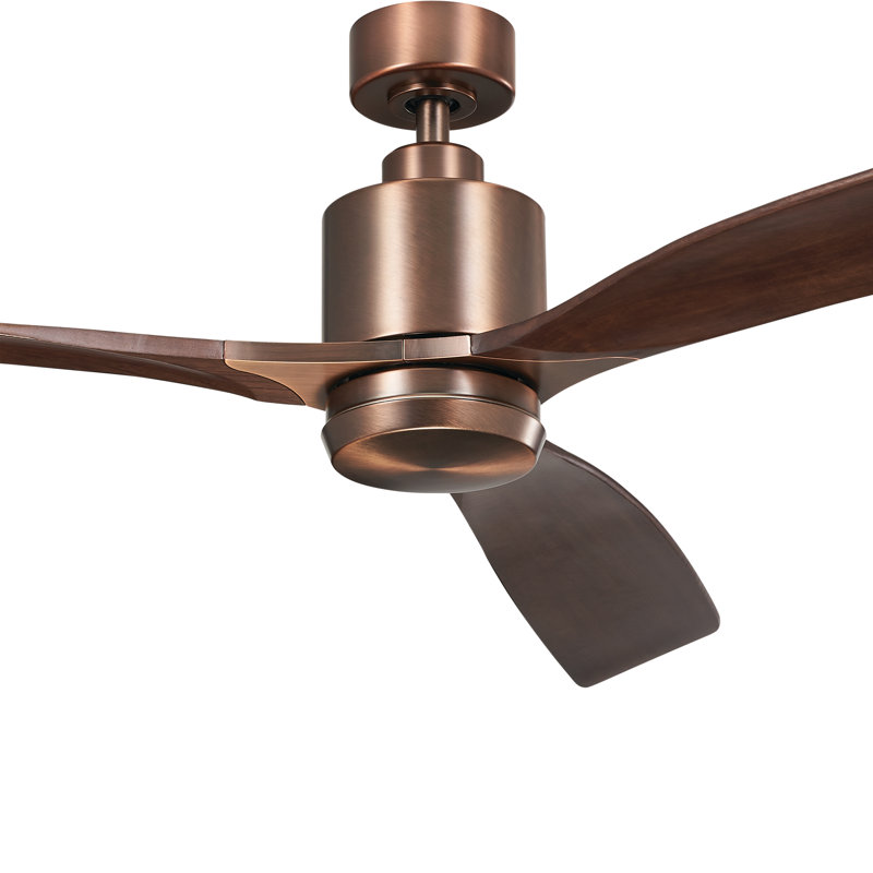 Ridley 60'' Ceiling Fan with LED Lights, Oil Brushed Bronze/Dark Brown