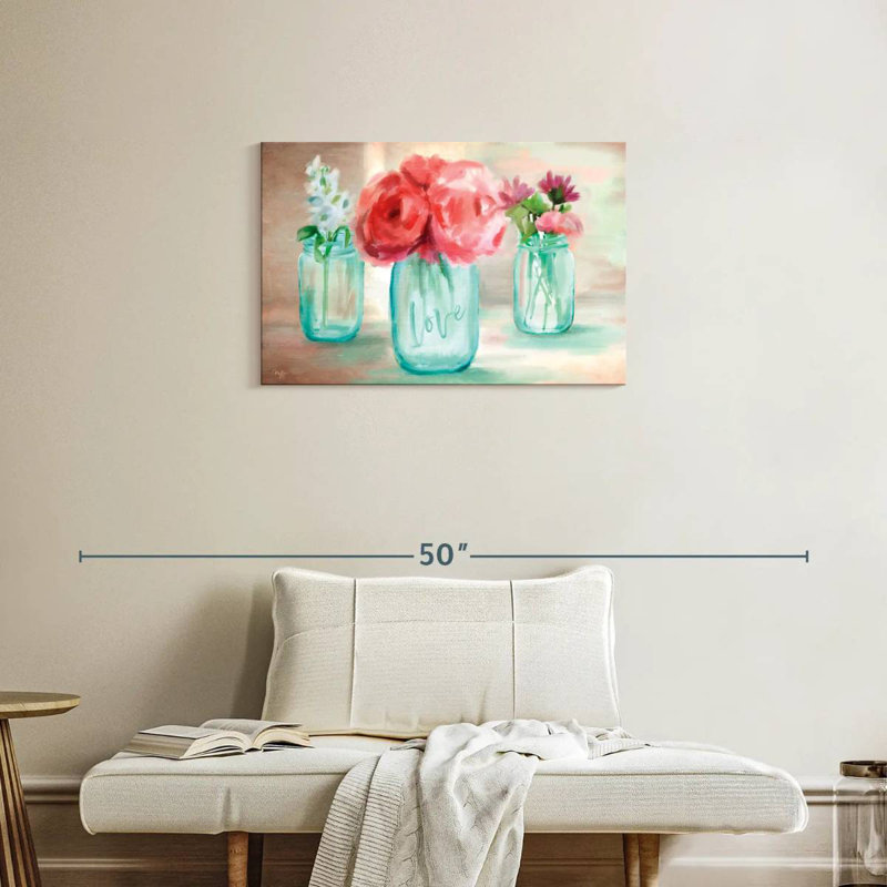 Trio de fleurs Harnek, H 20 po x l 30 po