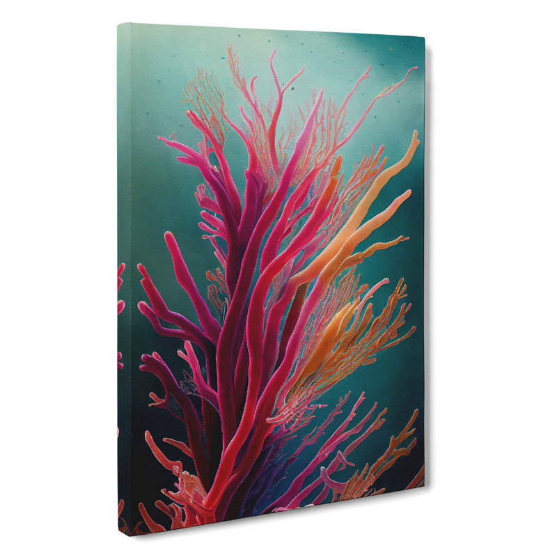 Fascinating Coral Reef - Wrapped Canvas, 50cm H x 35cm W