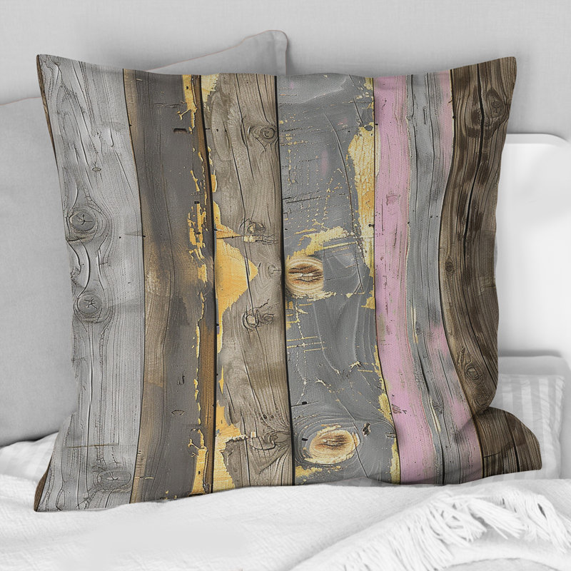 Aucun motif - Coussin Country, H 16 po x l 16 po, Carrée