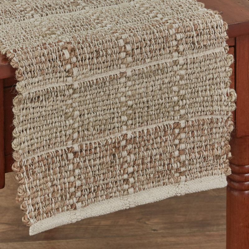 Dovecove Origins Table Runner - 36''L - Sand, 36" x 13"