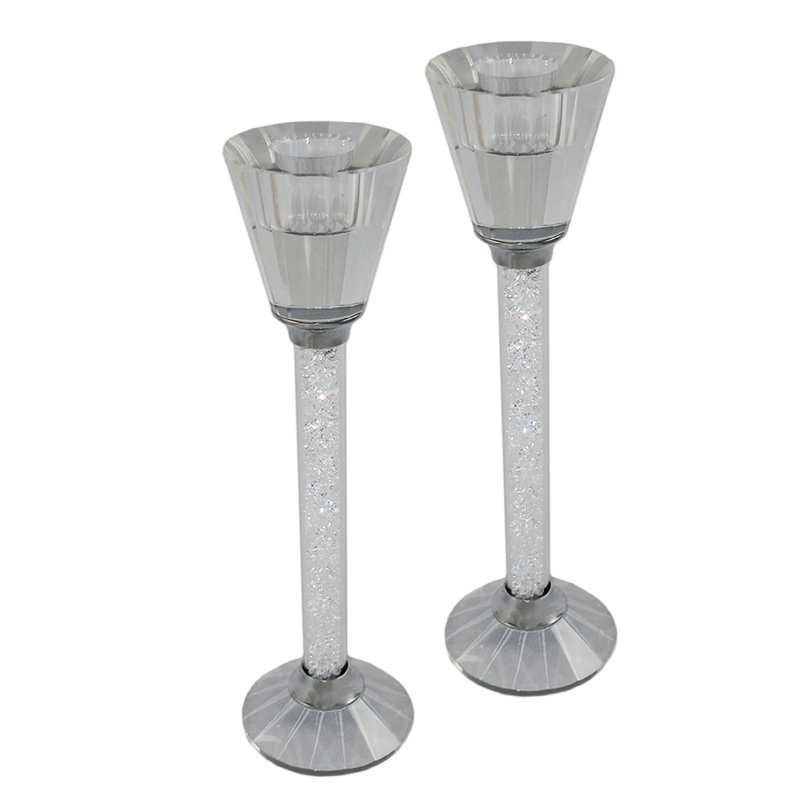 Petite chandelles en cristal élégant