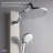 FORNO ACQUA AcquaSPA Shower Panel in Stainless Steel, Overhead Rainfall Shower, Handheld Shower Head, Body Jets, 1.8 GPM Flow Rate
