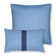 Ocean Banded Box Square Performance Pillow Cover & Insert