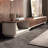 Walnut + Beige Manufactured Wood TVStands