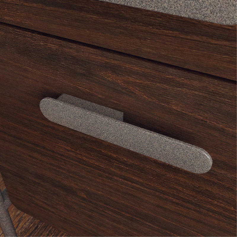 Bureau, finition brune