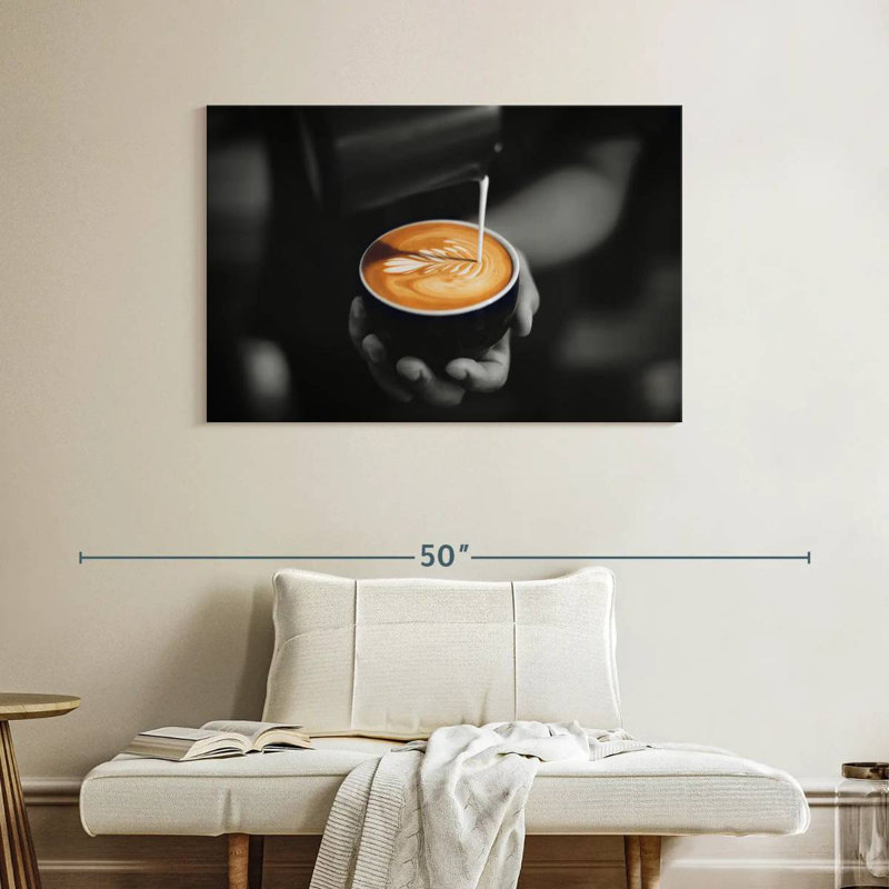 Café au lait Yista Barista, H 26 po x l 39 po