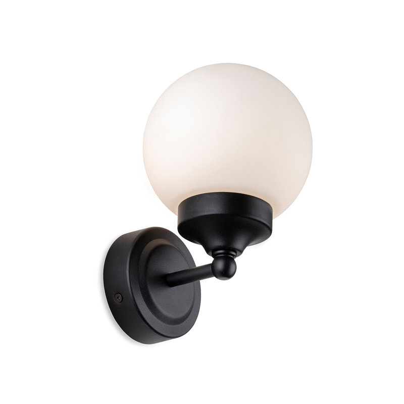 Dimmable Bath Sconce, Black
