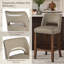 Tabouret de bar moderne en similicuir, hauteur du comptoir, pieds en bois massif, ensemble de 4-270211811-270211839
