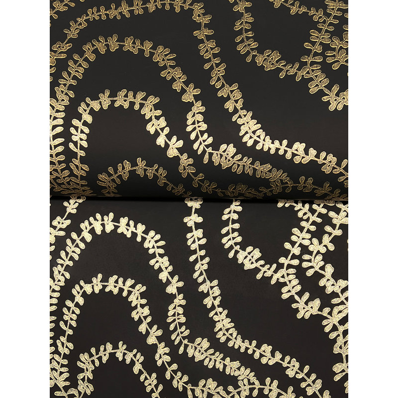 Papier peint String of Pearls, Doré