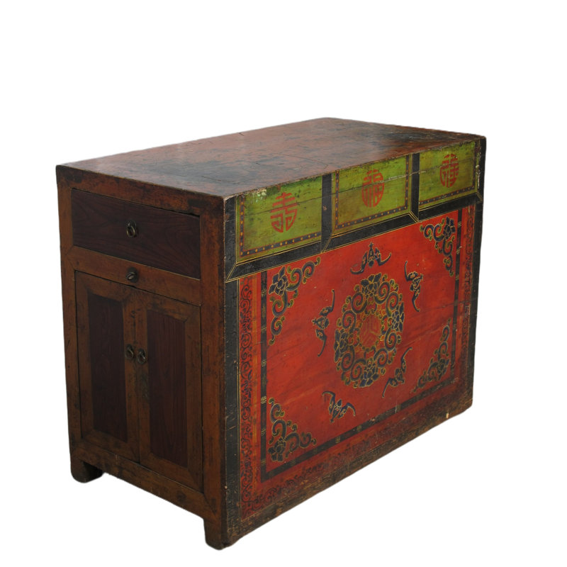 Solid Wood Accent Cabinet