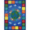 Peace Love Books Rectangle Nylon Rug