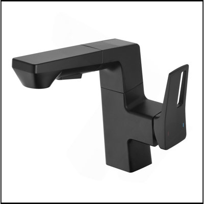 Smart LED Bathroom Faucet Chrome - Temperature Digital Display, Pull Down Sprayer For RV And Home Sinks