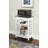 Macy Rolling Granite Kitchen Cart with Utility Drawer & Basket-22916604-128495254