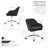 Alcaraz Fabric Office Chair with Chrome Base-1224544377