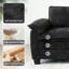Canapé de luxe avec repose-pieds rembourré en chenille douce Living Furniture