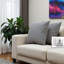 Coussin décoratif 2 pièces à finition bleu clair et clair Rika H 17,75 po x l 17,75 po x P 5,72 po Rika